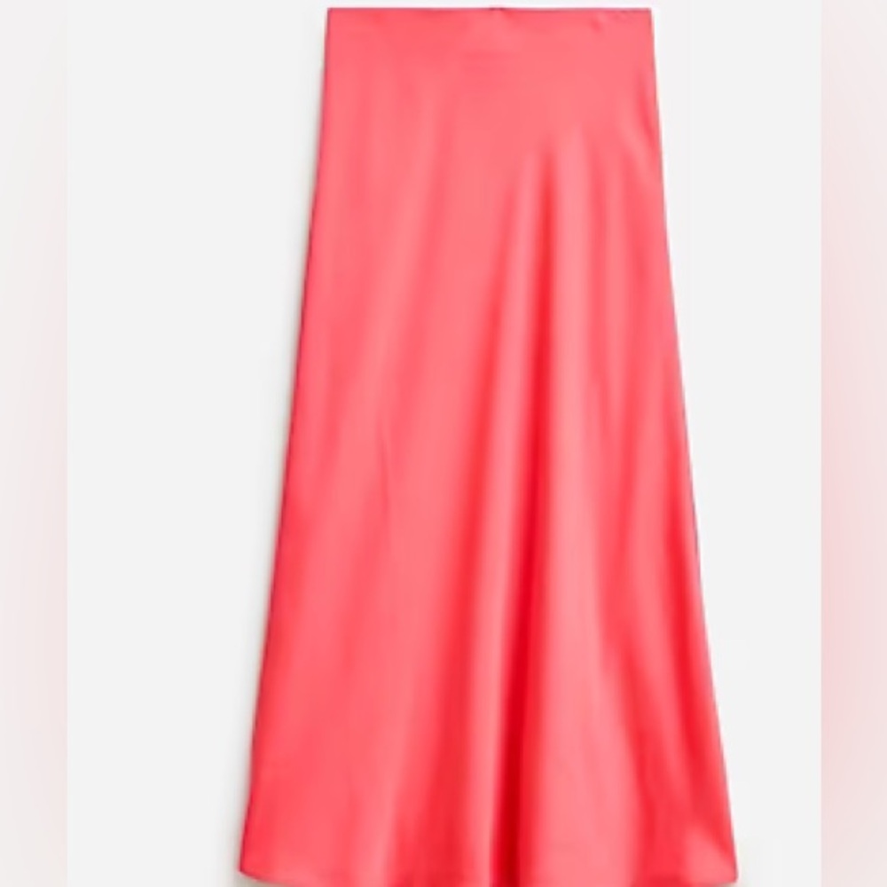 J Crew Gwyneth Slip Skirt Pink